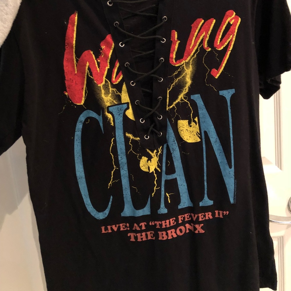 Forever 21 Lace up grunge shirt